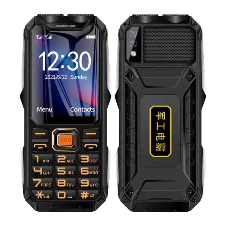 Impermeabile antiurto antipolvere, batteria 16800mAh, 2,4 pollici, 21 tasti, Bluetooth, torcia LED, FM, SOS, doppia SIM, rete: 2G, Q8 2G Impermeabile antiurto antipolvere, batteria 16800mAh, 2,4 pollici, 21 tasti, Bluetooth, torcia LED, FM, SOS, doppia SIM, rete: 2G, Q8 2G
